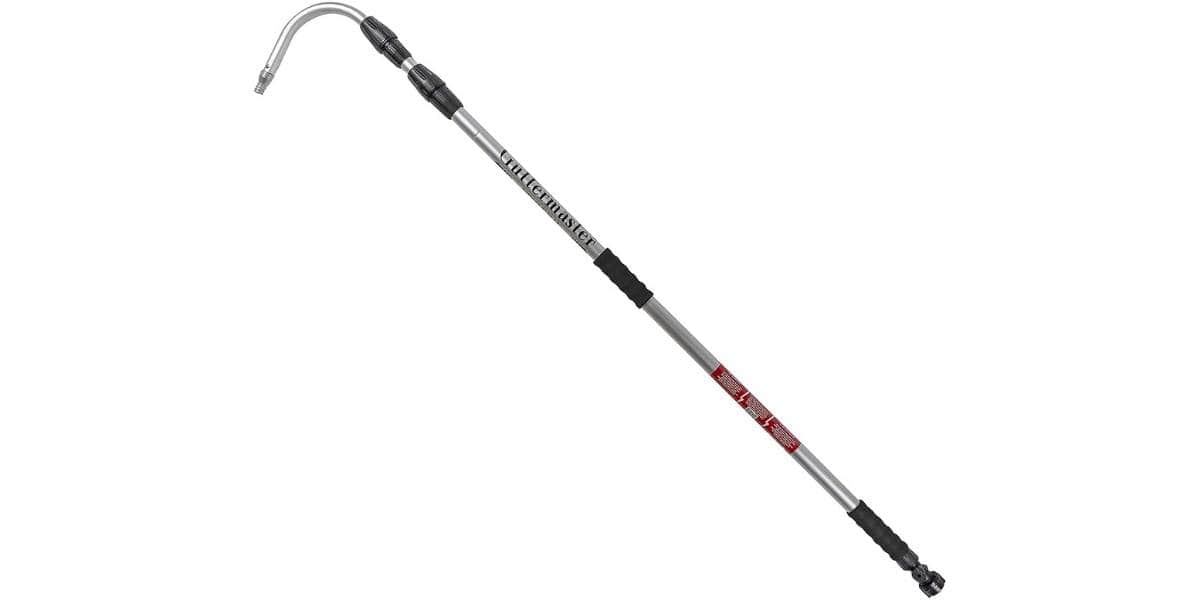 Guttermaster Classic Telescopic Water Fed Pole With Curved End, 12 feet