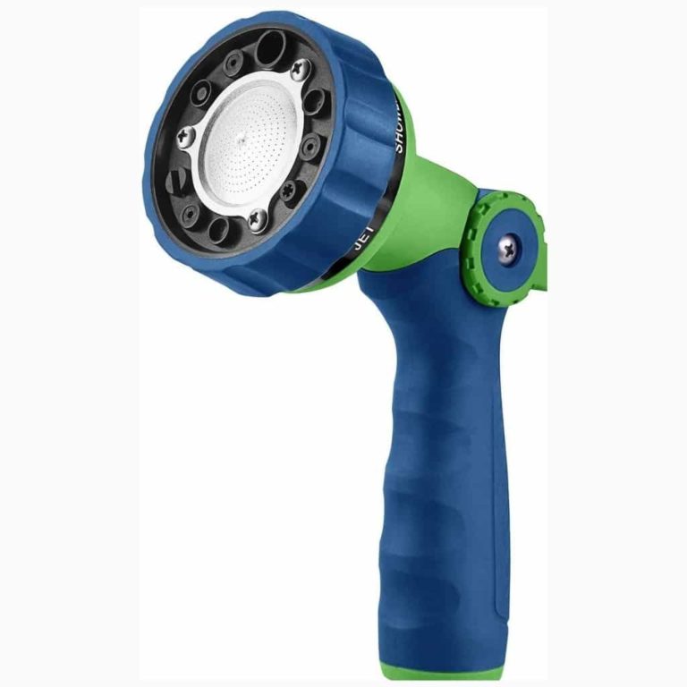 Turret Water Hose Spray Nozzle with Thumb Control