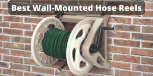 Wall Mounted Hose Reel with Crank Handle