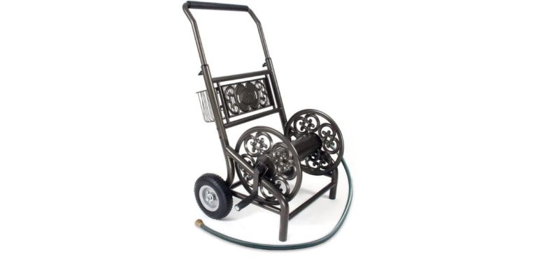 Liberty Garden 2-Wheel Decorative Garden Hose Reel Cart