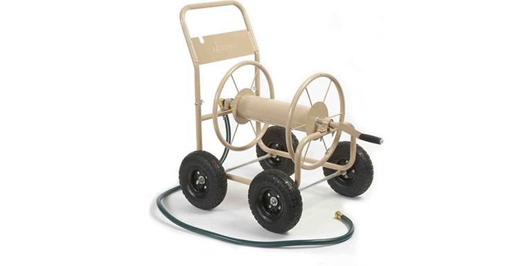 Liberty -Industrial 4-Wheel Garden Hose Reel Cart